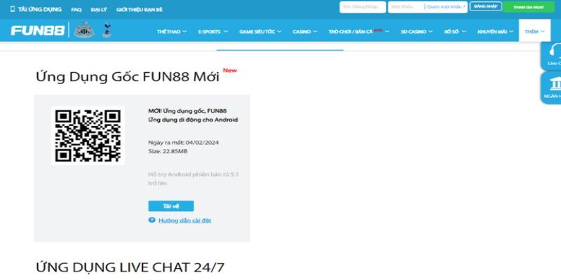 Tải app fun88 siêu đơn giản mà ai cũng có thể thực hiện được